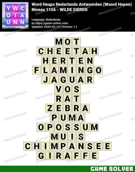 wordalot level 1156|Solution Wordalot Niveau 1156 .
